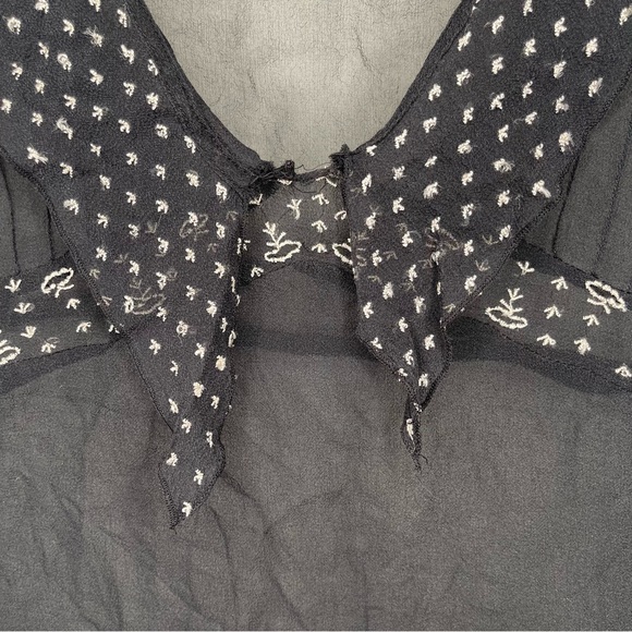 Carole Little Vintage Silk Top Size M - Picture 2 of 5